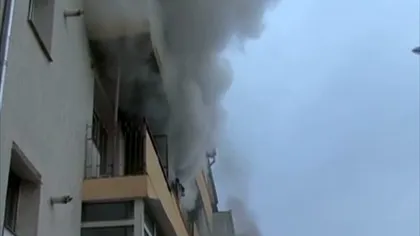 Incendiu la un apartament din Vaslui. Un bărbat, la un pas de moarte