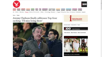 PRIMELE DECLARAŢII ale lui Jeremy Clarkson după ce a fost demis de la Top Gear