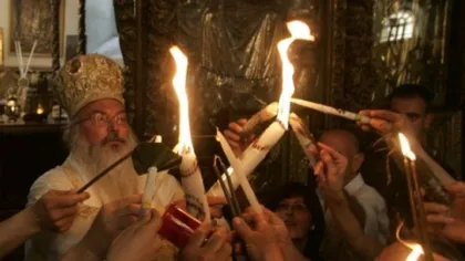 Lumina Sfântă de PAŞTE de la Ierusalim a ajuns în România