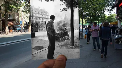 Cum arătau atunci şi cum sunt astăzi. Proiectul fotografic care suprapune poze din război cu peisajul actual