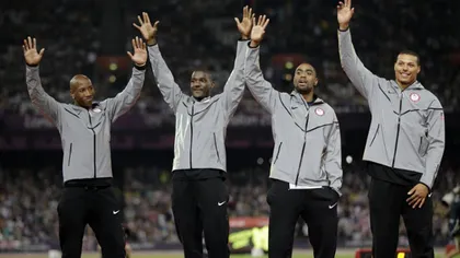 SUA au pierdut medalia de argint în proba masculină de ştafetă 4x100m cucerită la JO 2012