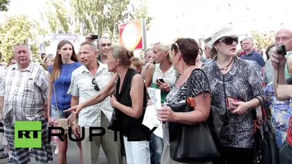 Ucraina: Paradă la Doneţk, la un an de la referendumul de independenţă