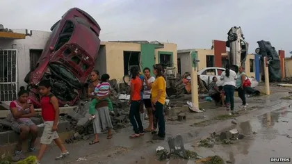 O tornadă a făcut prăpăd în Mexic. Cel puţin 11 persoane au murit şi mai multe sunt date dispărute