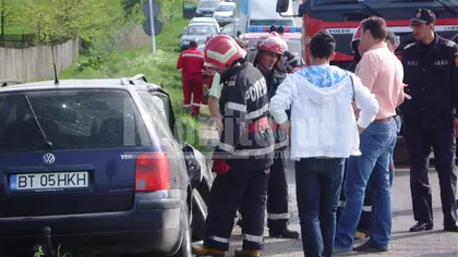 Primar din Botoşani, rănit grav într-un accident după o coliziune cu maşina unui arbitru