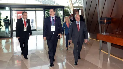 Victor Ponta, în vizită în Azerbaidjan la ceremonia de inaugurare a Jocurilor Europene