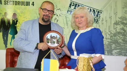 Primarul Cristian Popescu-Piedone a primit o vizită oficială din Ucraina FOTO