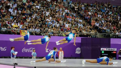 BAKU 2015. Argint pentru echipa de gimnastică aerobică a României
