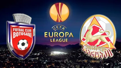 FC BOTOSANI SPARTAK TSKHINVALI. Casă închisă la meciul din UEFA EUROPA LEAGUE