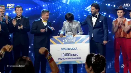 FINALA ROMÂNII AU TALENT. Află cine a câştigat premiul de ORIGINALITATE în valoare de 10.000 de euro