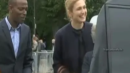 Premieră: Preşedintele francez şi iubita lui, pentru primă oara împreună la un eveniment oficial VIDEO