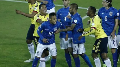 Brazilia, învinsă la Copa America. Neymar a sărit la bătaie şi a fost eliminat VIDEO