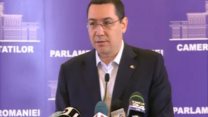 Victor Ponta NU DEMISIONEAZĂ: 