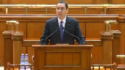 Victor Ponta le cere colegilor să nu voteze politic şi acuză opoziţia de 