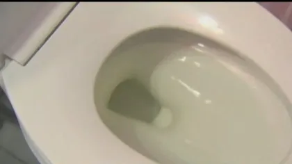 Descoperire ciudată într-o toaletă ÎNFUNDATĂ. Ce a găsit o tânără de 17 ani în WC a îngrozit-o VIDEO