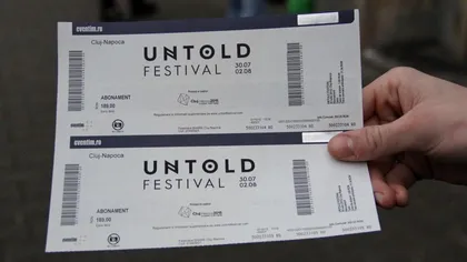 Tinerii care iau Bacalaureatul cu media 10 primesc un bilet gratuit la Untold Festival