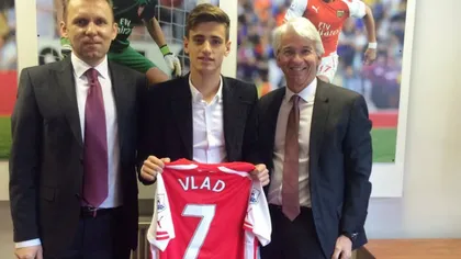 Vlad Dragomir a semnat la doar 16 ani cu Arsenal