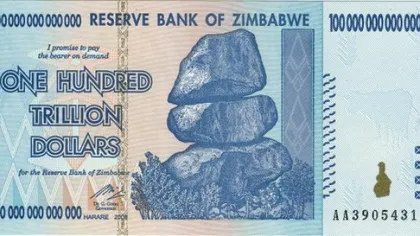 Hiperinflaţie în Zimbabwe: Trebuie să ai un munte de cash ca să-ţi iei un meniu la McDonald's