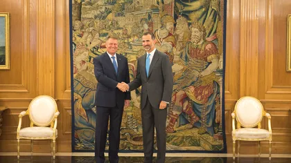 Preşedintele Klaus Iohannis, primit de regele Felipe al VI-lea