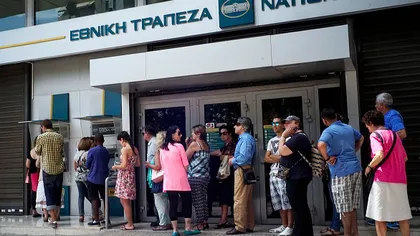 Băncile din Grecia se deschid luni, cu limită la extragere de 60 de euro pe zi