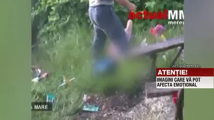 Bătrână bătută cu bestialitate în Baia Mare. Câţiva copii au filmat incidentul VIDEO ŞOCANT