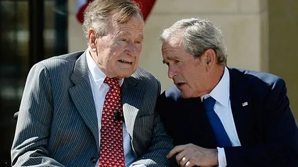 George H.W. Bush a căzut şi şi-a fracturat o vertebră la gât