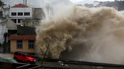Taifunul Chan-hom a ajuns în Coreea de Sud după ce a măturat estul Chinei
