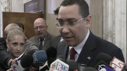 Ponta: Nu dăm un act normativ pentru retragerea ordonanţei privind salariilor demnitarilor