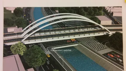 Podul rutier de la Mihai Bravu va fi REABILITAT. Vor fi construite PASARELE pentru pietoni