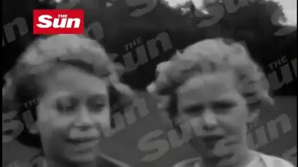 Imagini în care viitoarea regină Elisabeta a II-a face salutul nazist VIDEO