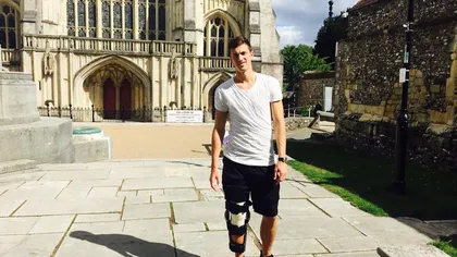 Primele IMAGINI cu piciorul lui Florin Gardos după operaţie FOTO