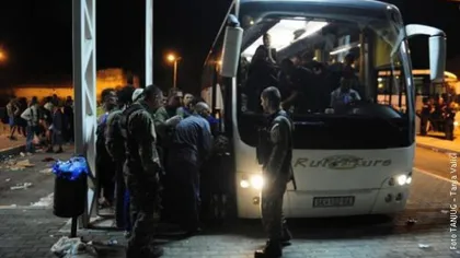 50 de AUTOBUZE au plecat din capitala sârbă spre Ungaria