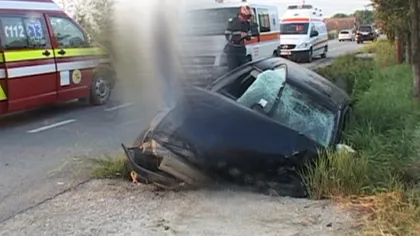 Accident grav în Cluj după ce şoferul a aţipit la volan