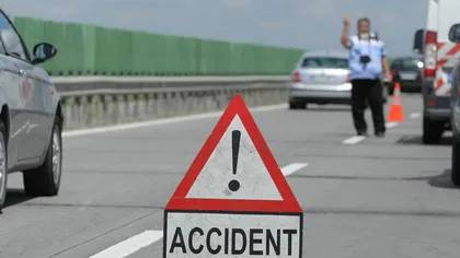 Accident pe Autostrada Soarelui, între un TIR şi un camion