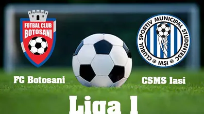 BOTOSANI - CSMS IASI, scor 1-0. Liderul Ligii I a suferit a doua înfrângere
