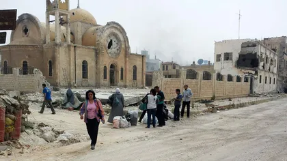 Teroare în Siria: Sute de familii creştine fug de frica jihadiştilor