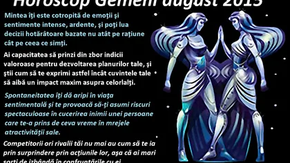Horoscopul zilei de marţi, 25 august