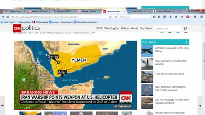 Incident în Golful Aden: O navă de război iraniană a luat în cătare un elicopter şi o navă americană