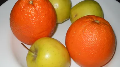 Măr sau portocala? Care este cel mai sănătos fruct