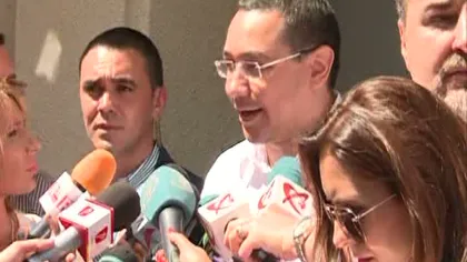 Victor Ponta: Cred că scap de o nouă intervenţie chirurgicală