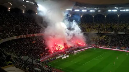 Sancţiuni aspre după derby-ul Steaua-Dinamo. Trei suporteri au fost interzişi pe stadioane