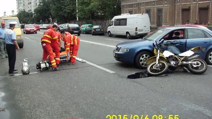 ACCIDENT GRAV în Cluj. Un motociclist a murit, după ce un şofer i-a tăiat calea