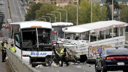 Tragedie în Seattle. Patru studenţi au murit într-un accident de maşină, pe un pod VIDEO