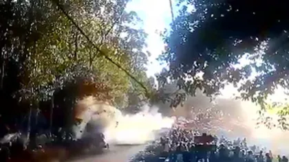 Şase MORŢI după ce o maşină de curse a intrat în public în timpul raliului în Spania. VIDEO