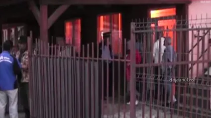 Bătaie cu furci şi topoare într-un bar din Dej VIDEO