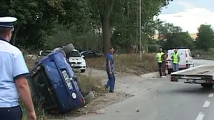 ACCIDENT GRAV în Tulcea. Patru oameni au văzut moartea cu ochii VIDEO