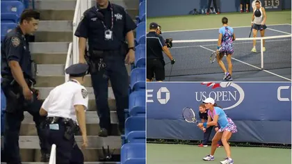 Incident INCREDIBIL la meciul Monica Niculescu - Flavia Pennetta de la US Open VIDEO