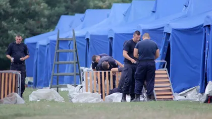 Prima tabără pentru REFUGIAŢI, amplasată în România la graniţa cu Serbia. Anunţul MAI VIDEO