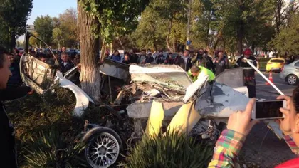 Accident GRAV în Mamaia după o cursă cu maşini ilegală VIDEO