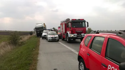 ACCIDENT pe Autostrada Soarelui. Două persoane au fost rănite grav