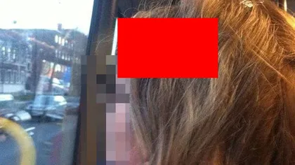 S-a întâmplat azi dimineaţă. Cum a fost fotografiată o tânără într-un autobuz: Ce avea lipit în părul ciufulit